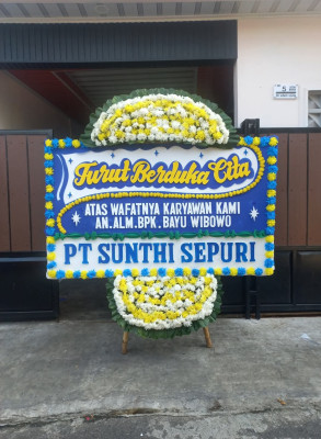 Papan Bunga Duka di Jila