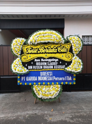 Papan Bunga Duka di Jila